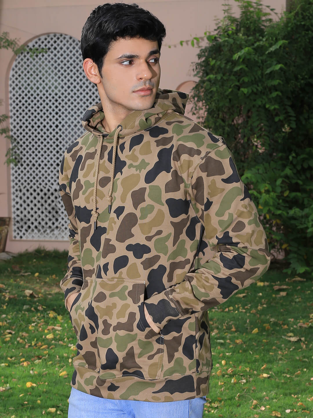 Men Army Original Printed Hoodie by thrust.club