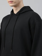 Black classic hoodie for men