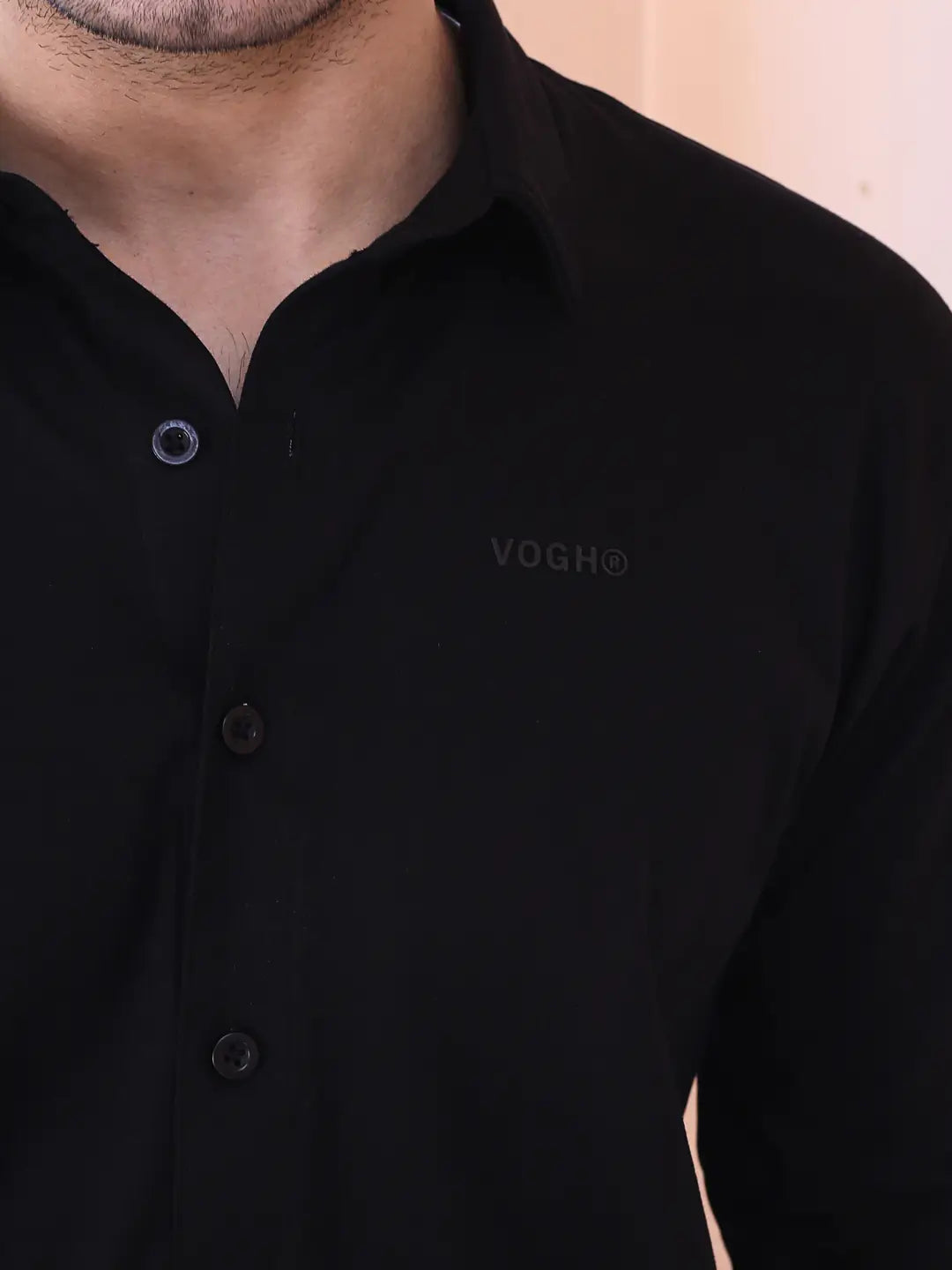 Black cotton shirt