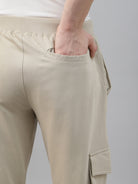 cargo jogger pant for men, showing back pocket