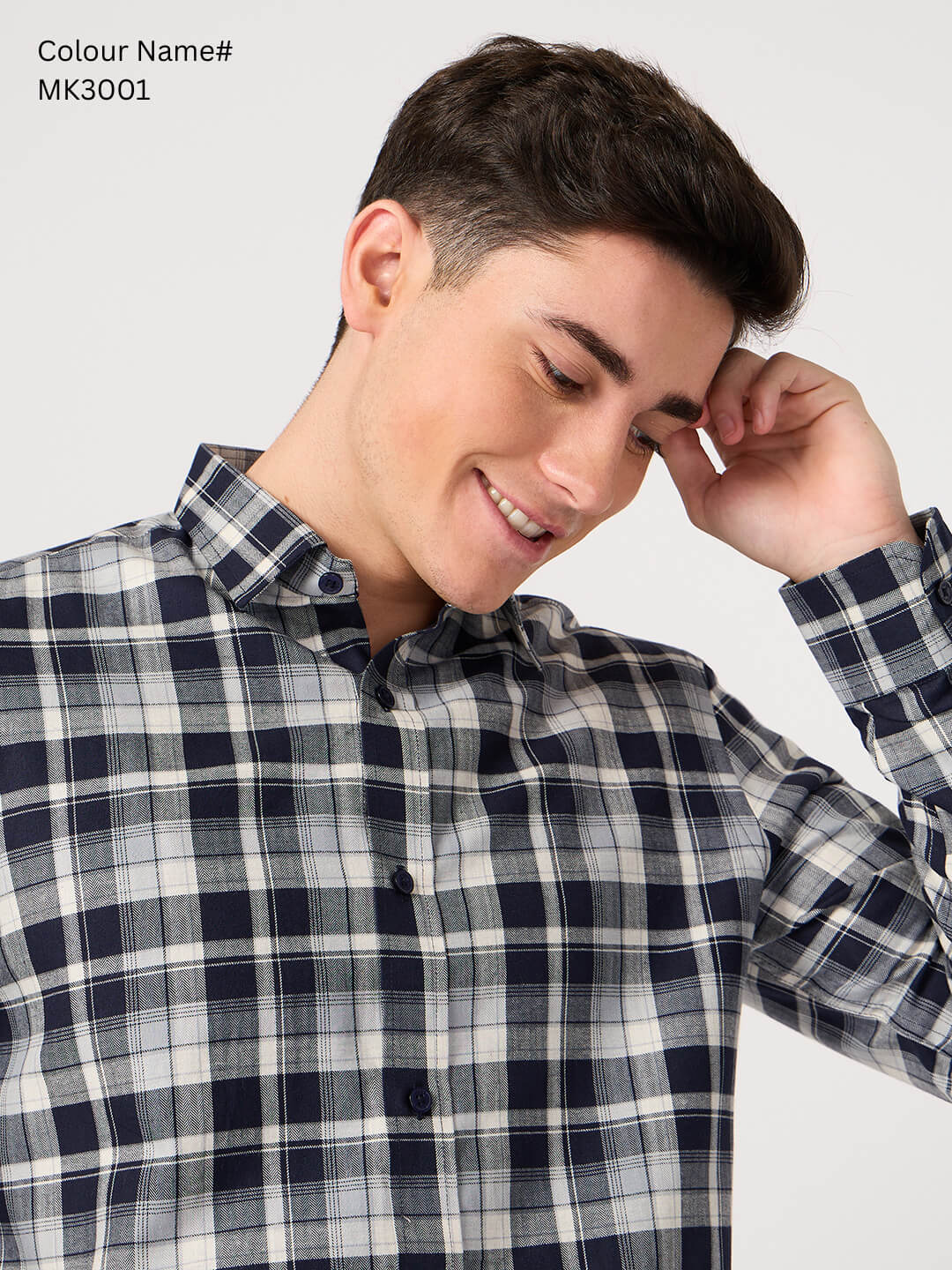 men's cotton full sleeve check shirt