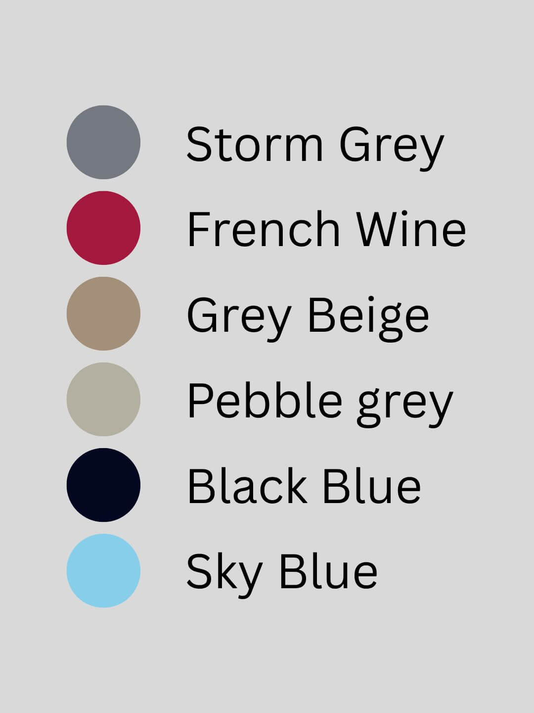 colour code for plain shirts combo