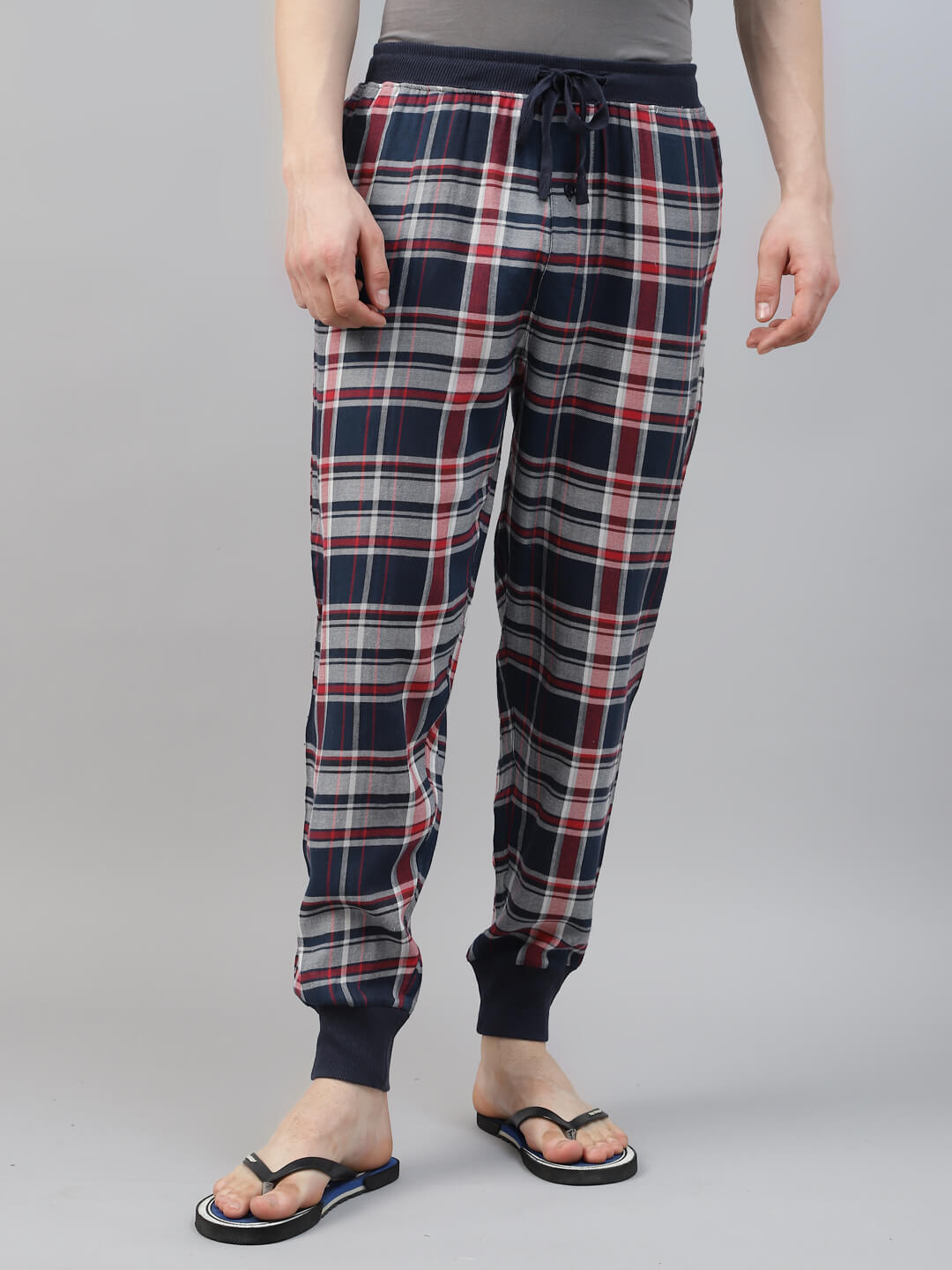 check lounge jogger pant for men, loungewear