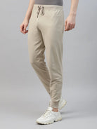 Men's beige jogger pants