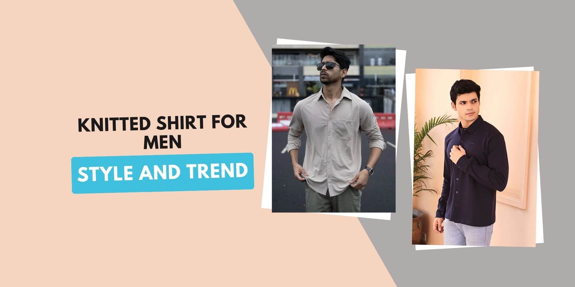 knitted shirt styling and trend for men