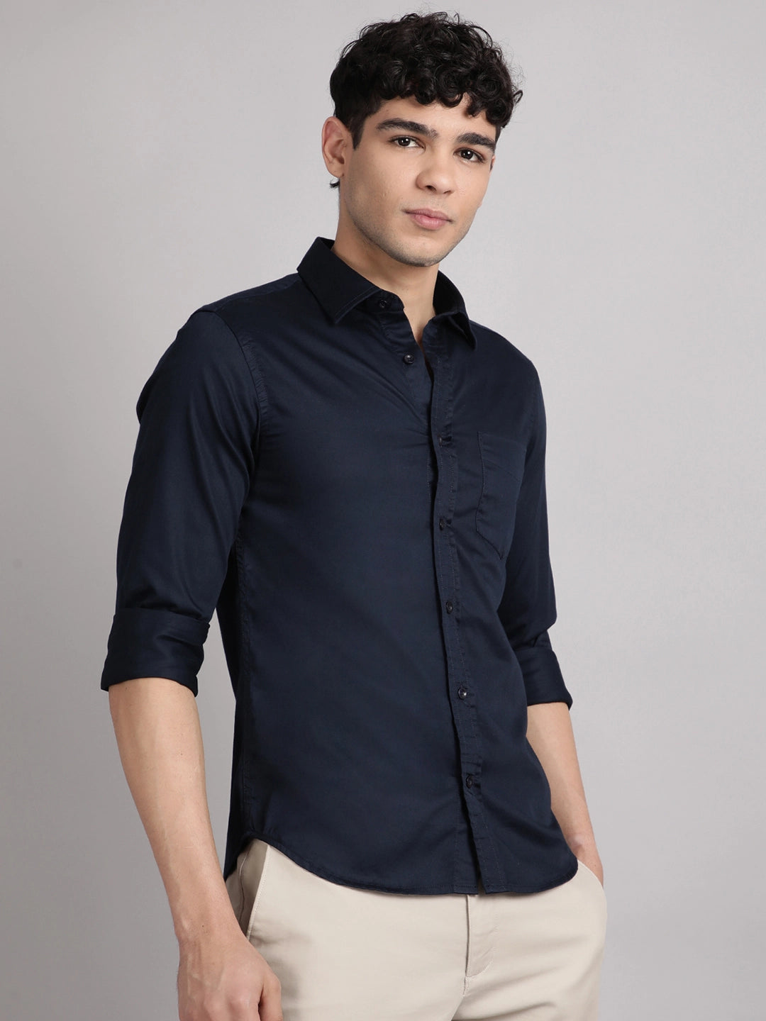 blue shirt for men