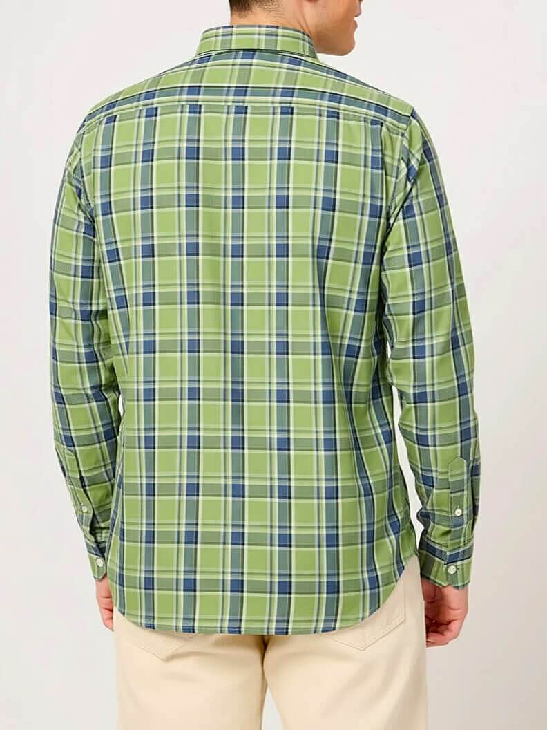 4xl check shirt for men