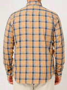 plus size cotton check shirt for men