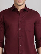 Maroon shirt for men