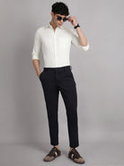 stylish white satin shirt for men, party wear