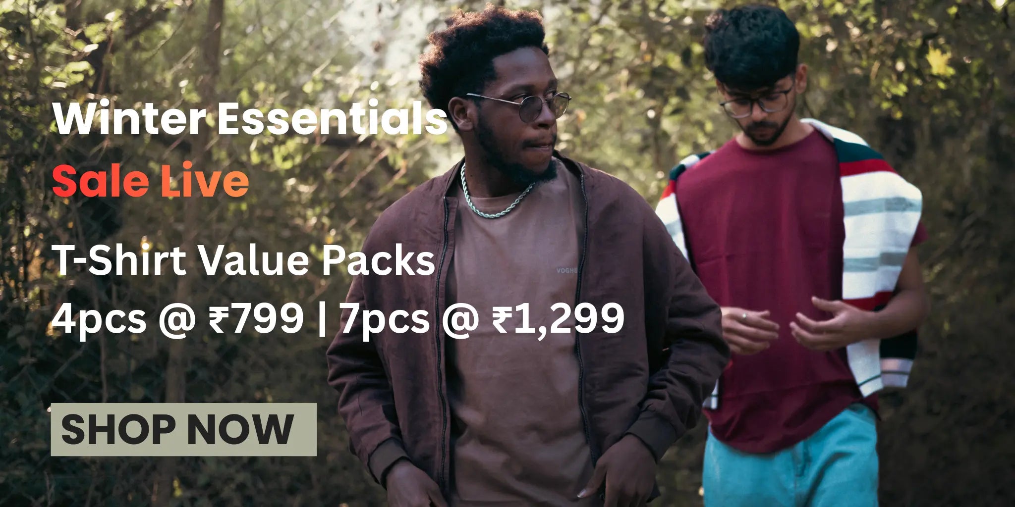 t shirts sale banner